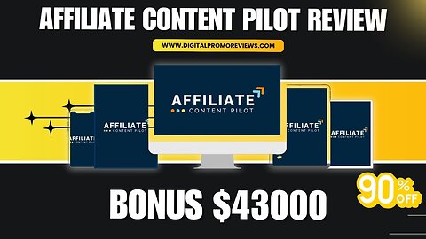 Affiliate Content Pilot Review 2025 – AI-Powered Blogging & Affiliate Profits on Autopilot! 🛑🛑🛑