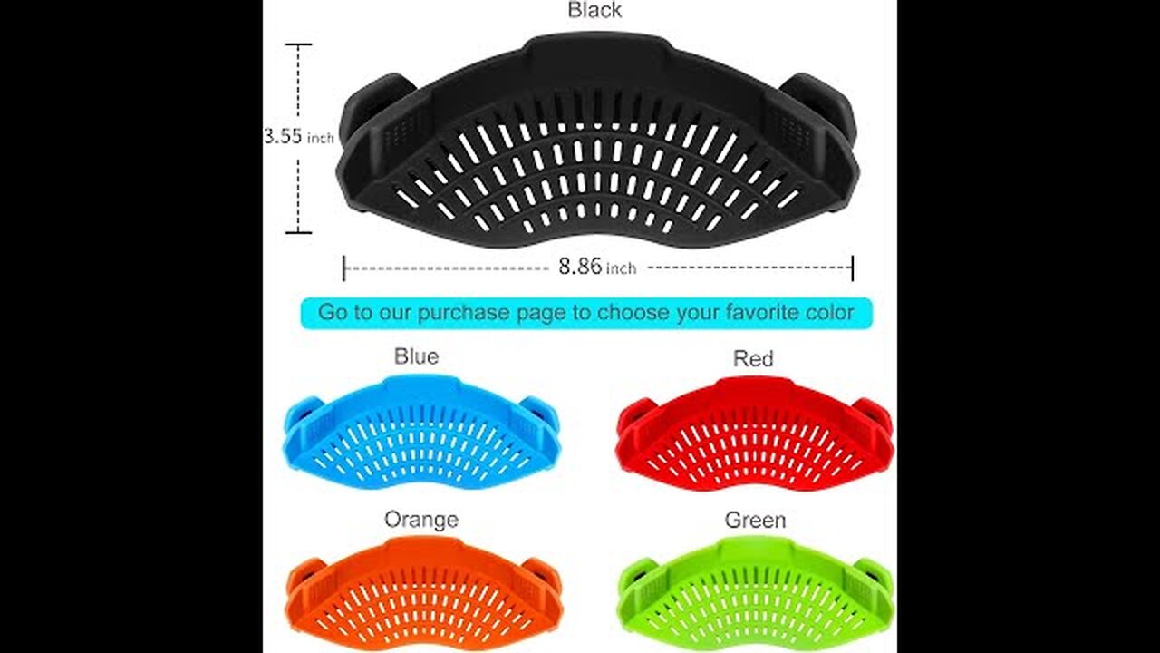 AUOON Clip On Silicone Strainer Review