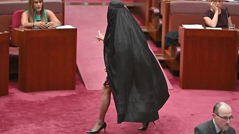 Australian Senator Pauline Hanson barred from Parliament for wearing burqa in protest
