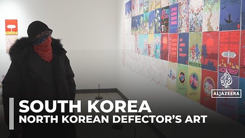 North Korean defector’s art exhibit in Seoul blends freedom with ideology challenge