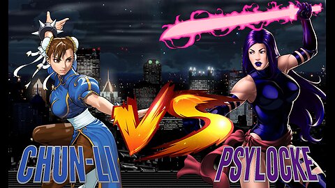 [Quick-ie Fight-#094]: 🔥 Chun-Li vs Psylocke – The Rematch | X-Men vs Street Fighter Fan Battle💥🎮