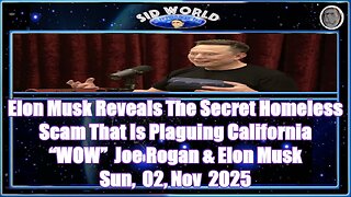 Elon Musk Reveals The Secret Homeless Scam That Is Plaguing California “WOW” Joe Rogan & Elon Musk