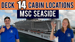 MSC Seaside Cabin Deck 14 | Tall Man's Cruise Adventures