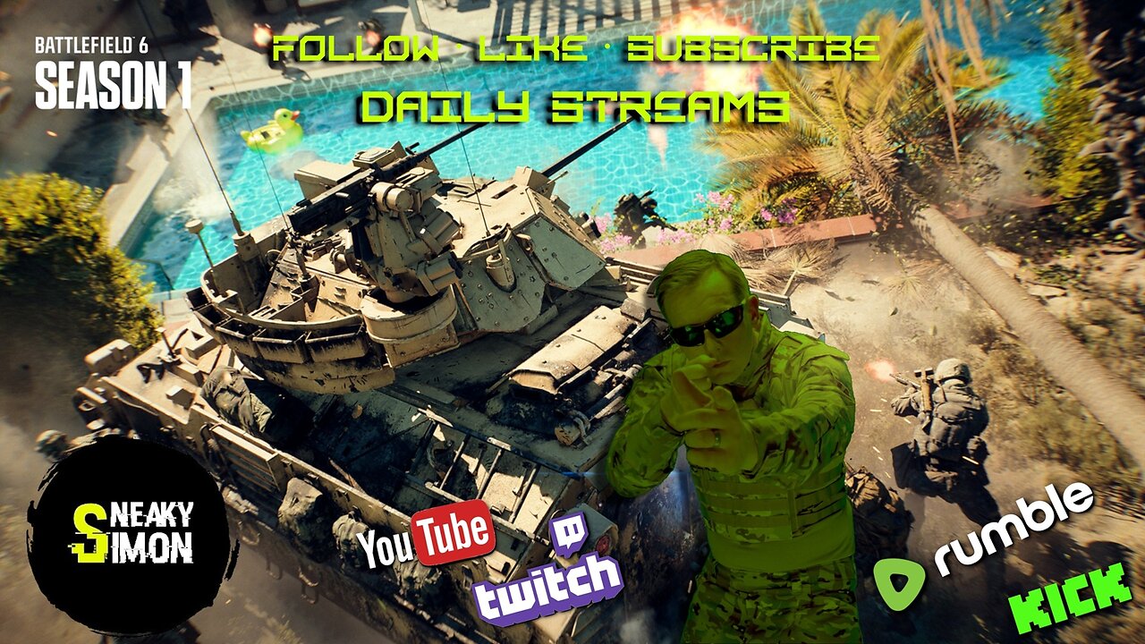 SNEAKY SIMON - Battlefield 6 NEW MAP! Eastwood 🔴LIVE