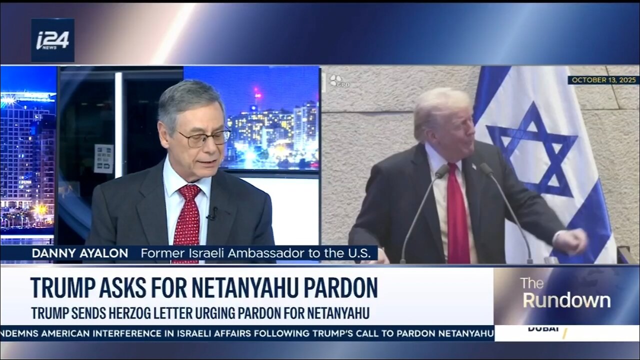 TRUMP ASKS FOR NETANYAHU PARDON