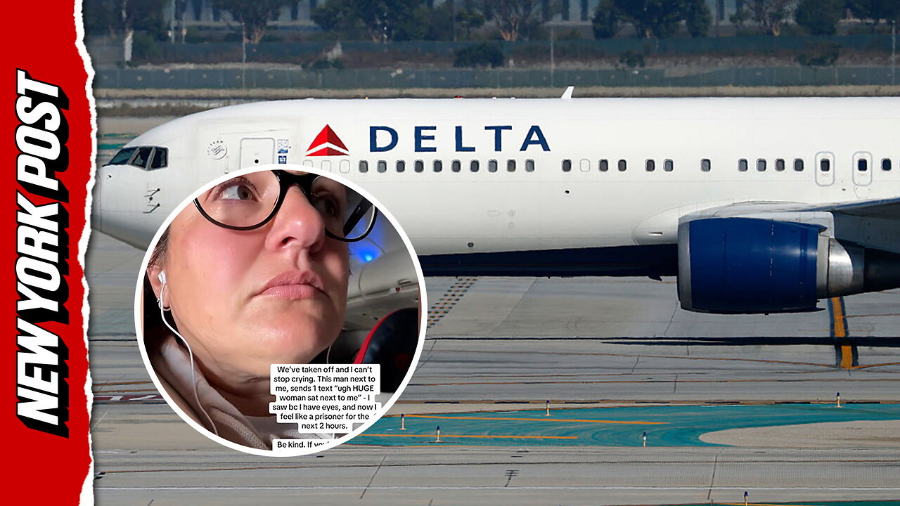 Airline passenger cries after reading seatmates body-shaming text