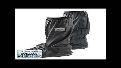 Rain Shoe Covers Waterproof Anti-Slip Rainproof Motorcycle Shoe Covers High Long Tube Review