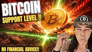 BITCOIN NEXT LEVEL OF SUPPORT IS... !!!!