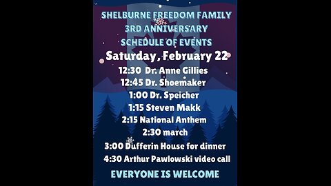 Shelburn Freedom Family 3 yr anniversary 02/222025