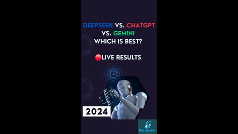 DeepSeek Vs. ChatGPT Vs. Gemini Which Is Best 🔴Live Results