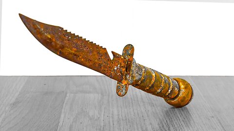 Epic Restoration of a Rusty Survival Knife – Could This Be Rambo’s Lost Blade?