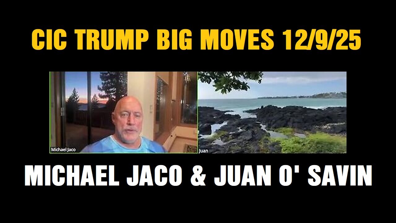 Michael Jaco & Juan O' Savin: It’s Going To Be A Crazy Week Folks!