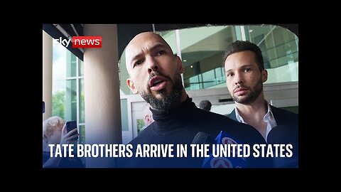 Andrew Tate arrived at USA