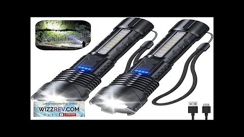 Cinlinso Flashlight High Lumens Rechargeable 2 Pack 990000 Lumen Super Bright Led Review