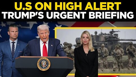 Trump LIVE: US On High Alert? Trump Issues Urgent Warning | Trump's Emergency Announcement LIVE