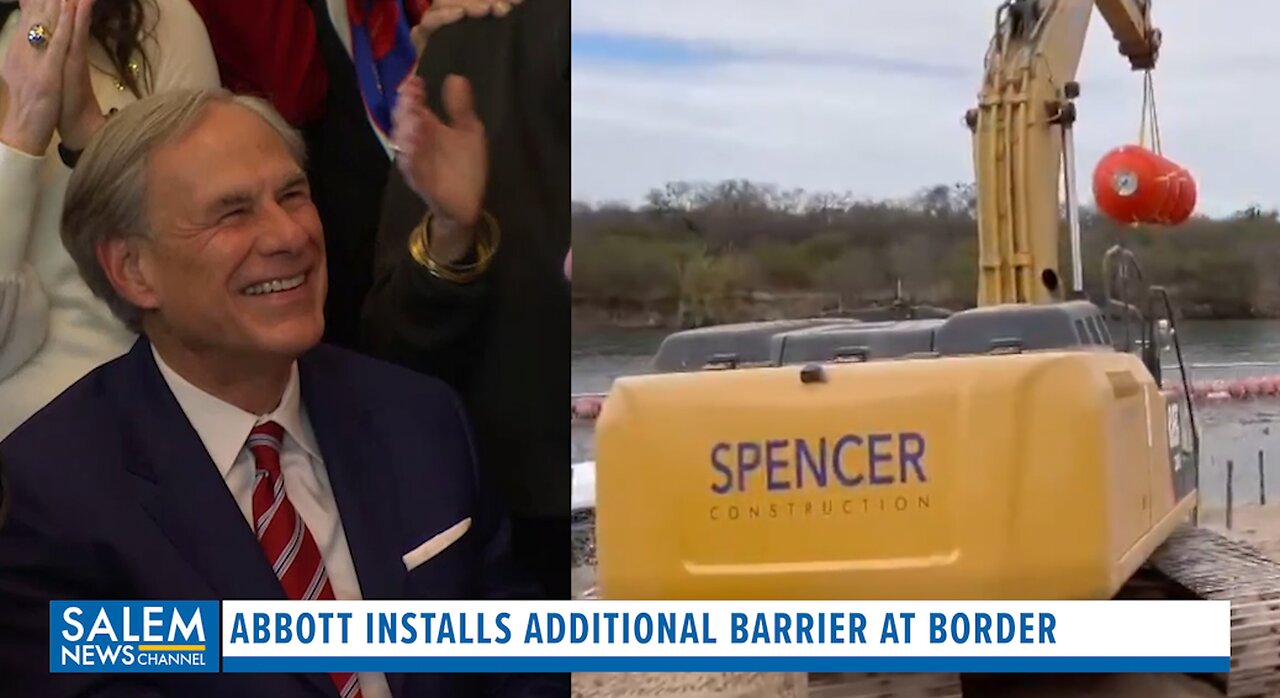 Abbott Installs Additional Barrier At Border In Anticipation Of Trump’s Return