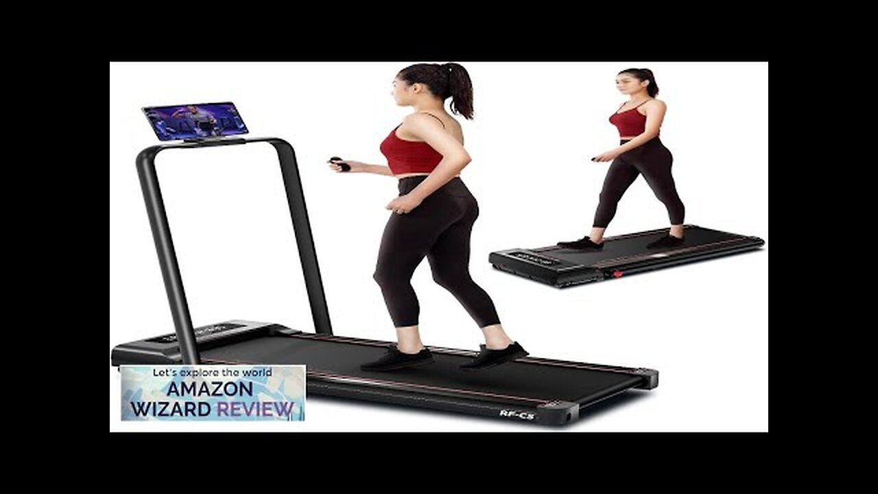 RHYTHM FUN Foldable Treadmill 300 lb Capacity Walking Pad 2.5HP Treadmill Under Review