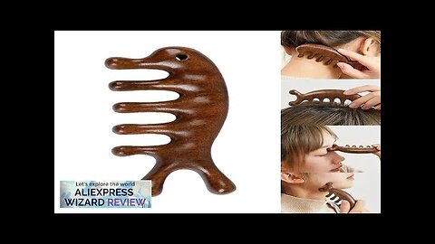 Sandalwood Massage Comb Head Meridian Scalp Comb Face Eye Shoulder Neck Scraping Review