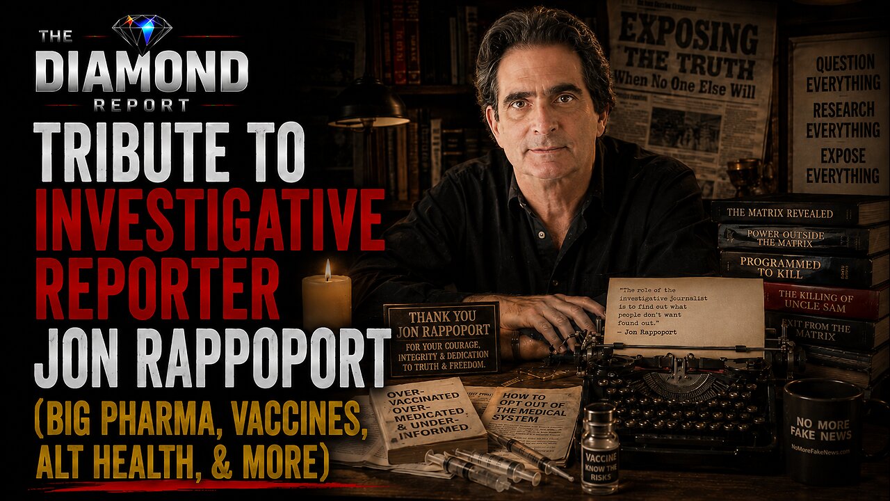 CLIP — Tribute To Investigative Reporter Jon Rappoport (Big Pharma, Vaccines, Alt Health, & More)