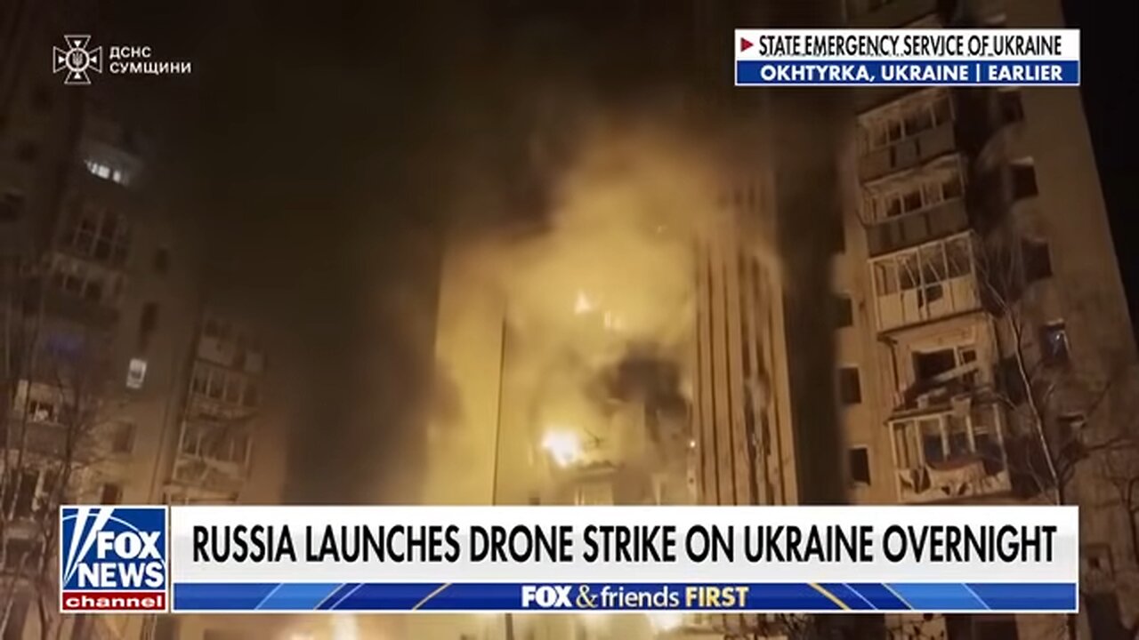 BREAKING: Putin hits Ukraine with MASSIVE drone attack overnight