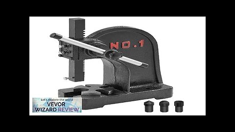 VEVOR Arbor Press 1 Ton Manual Arbor Press 5.9" Maximum Height Cast Review