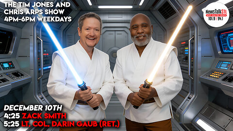 The Tim Jones and Chris Arps Show 12.10.2025 Zack Smith | Darin Gaub
