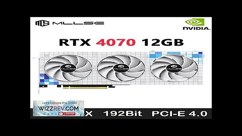 New MLLSE Graphics Cards RTX 4070 12GB NVIDIA 8Pin GDDR6X 192bit HDMI*1 Review