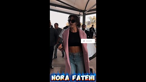 Bollywood Actress Nora Fatehi Arrived at Airport for Traveling 🤓