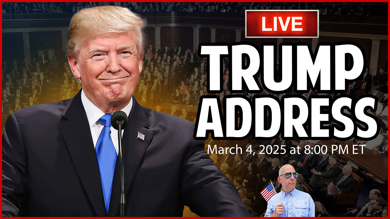 🔴 President Trump's LIVE Address to Congress