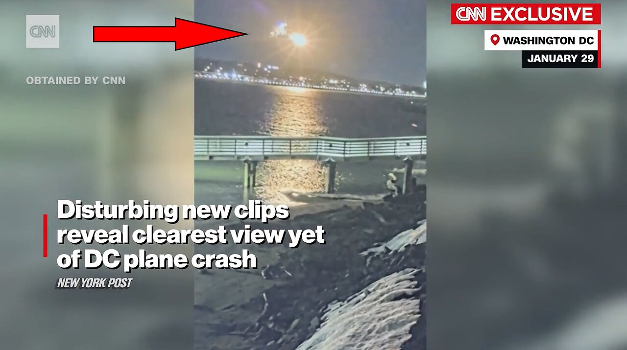 Disturbing New Clips Reveal Clearest View Yet of DC Plane Crash