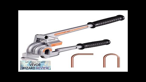 VEVOR Pipe Tube Bender 1/4" 3/8" 1/2" OD 3 in 1 Manual Review