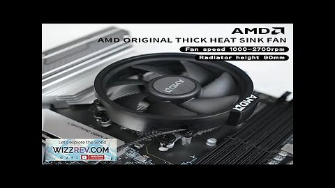 New AMD Original Fan Radiator Cooler Suit For Ryzen 3 Ryzen 5 Review