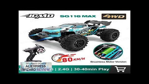 ZLL SG116 MAX RC Car Brushless 4WD RC Car 80KM/H Professional Racing Review