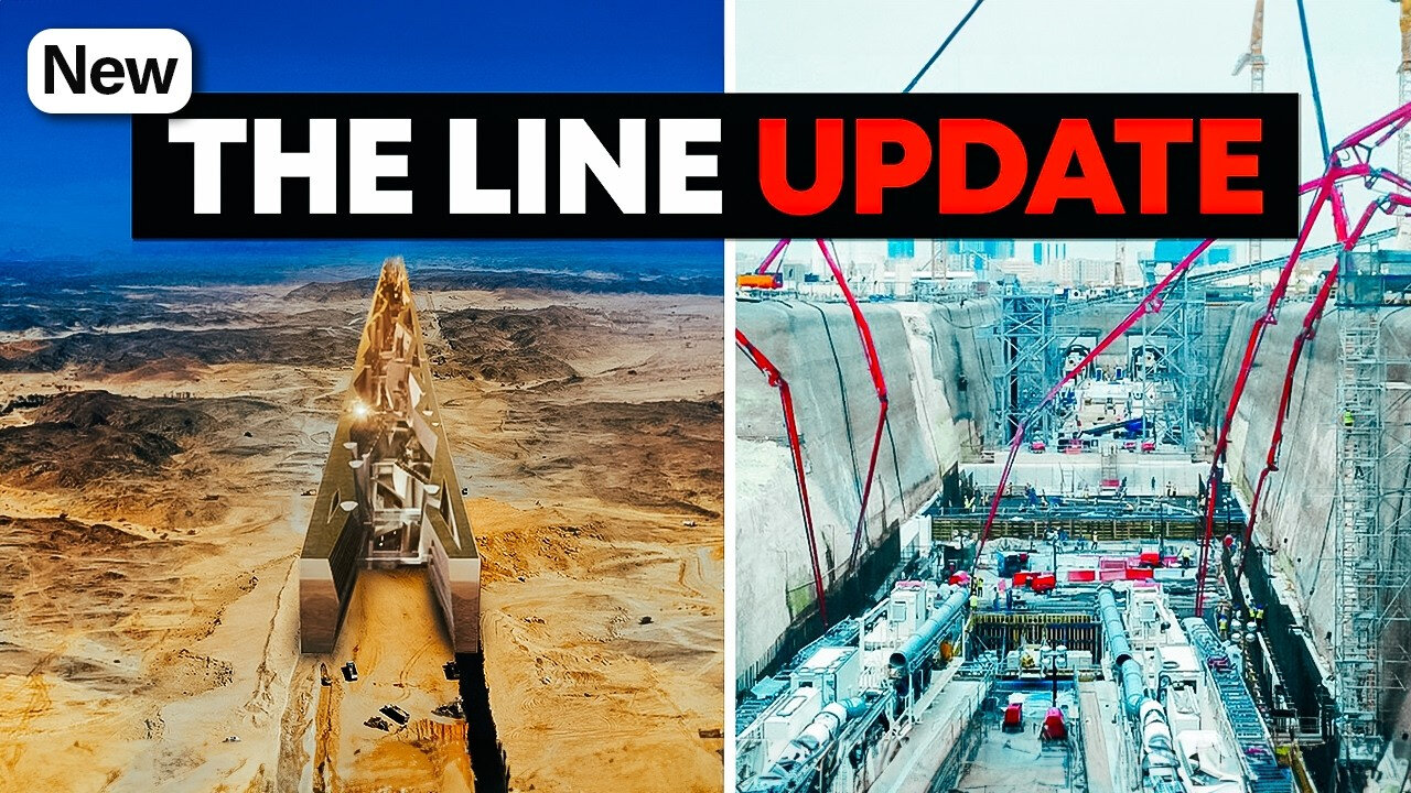 THE LINE | NEOM Latest Construction Update - 2024
