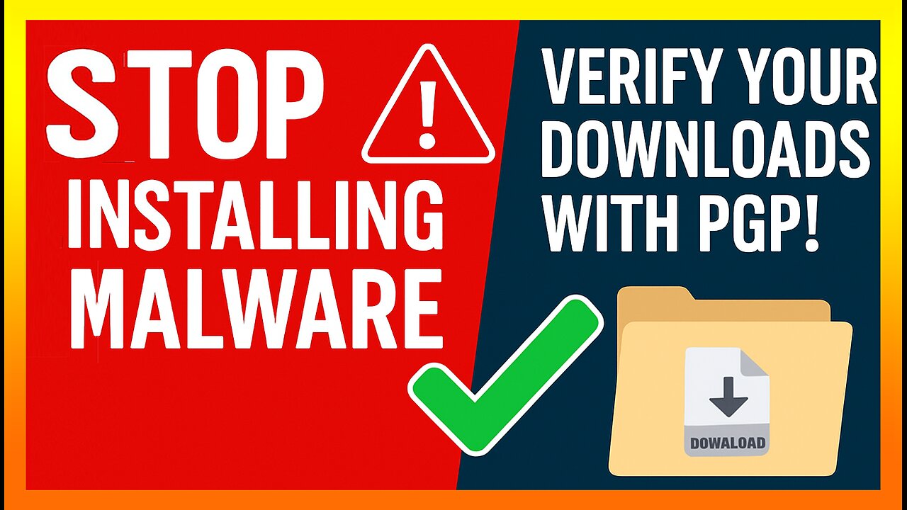Stop Installing Malwares - Verify Your Downloads with PGP!