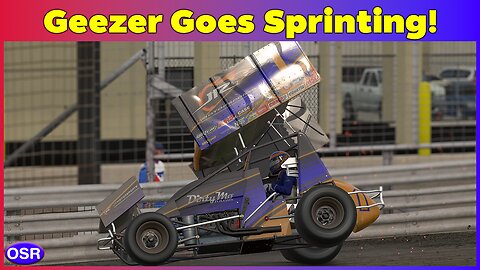 OLD GEEZER GOES FULL SEND in 305 Sprint Car Race on iRacing! 🔥