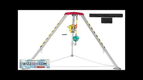 VEVOR Confined Space Tripod with 2600lbs Winch Confined Space Kit 8' Legs Review