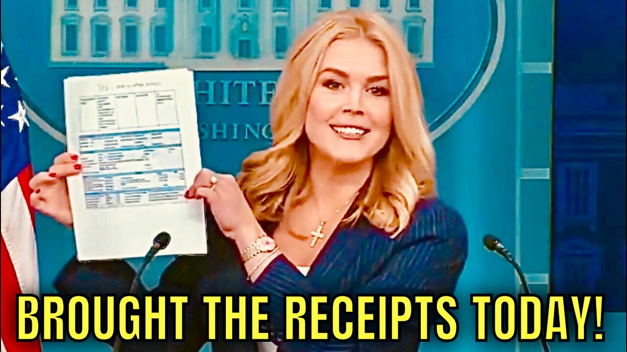 Karoline Leavitt SHUTS DOWN a reporter with evidence of the waste and abuse exposed by DOGE!🔥🔥