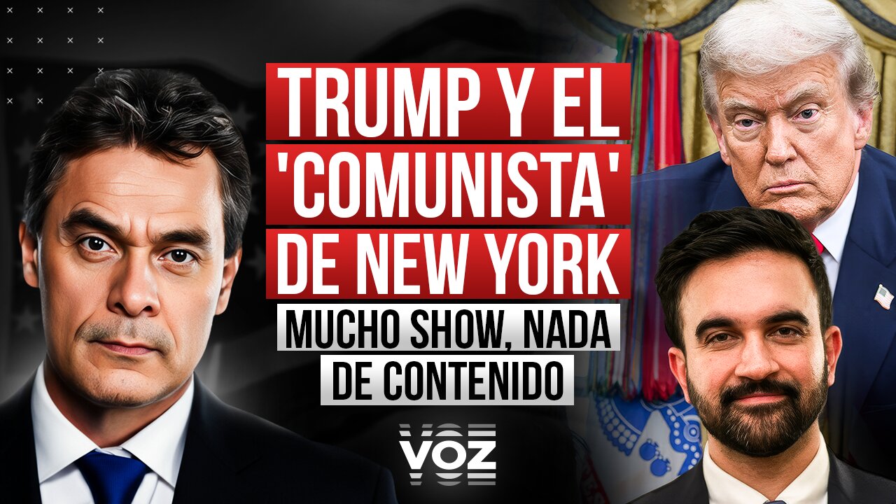 Trump y el comunista de NY: Mucho show, nada de contenido