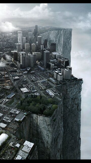 the city that sits on the edge of the abyss