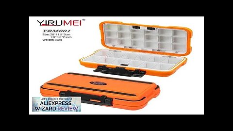 Waterproof Fishing Tackle Box Fishing Accessories Tool Storage Box Fish Hook Lure Review