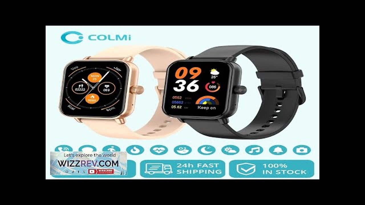 COLMI P81 Voice Calling Smart Watch Ultra 1.9 inch Screen 24H Health Review