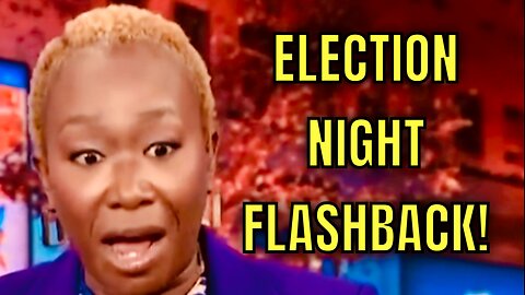 Joy Reid’s ELECTION NIGHT 2024 FLASHBACK - No Wonder MSNBC CANCELED her Show!