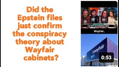 Did the Epstein files just confirm the conspiracy theory about Wayfair cabinets?