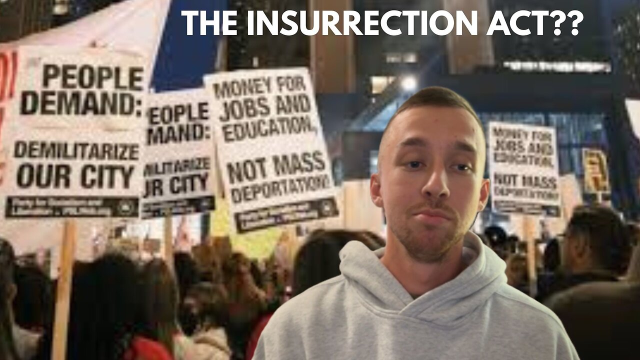 WILL TRUMP INVOKE THE INSURRECTION ACT?? && Jay Jones text messages. Episode #8