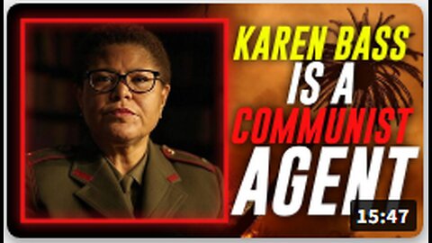 BREAKING: Brain-Dead LA Mayor Karen Bass, Who Oversaw The Destruction Of Los Angeles