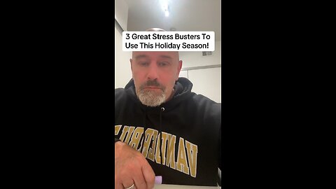 3 Great Stress Busters To Use This Holiday Season!