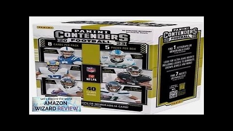 2023 Panini Contenders NFL Football Factory Sealed Blaster Box 40 Cards (5 Review