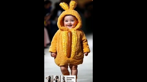 Beautiful children's clothes with delicious taste