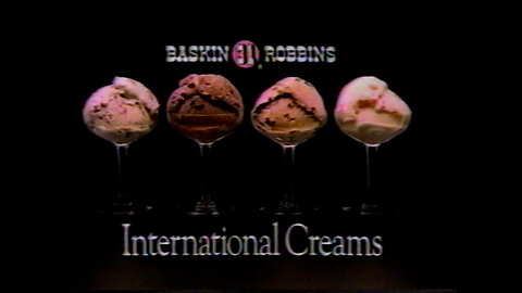 July 3, 1986 - International Creams from Baskin-Robbins & WRTV Newstar 6 Bumper